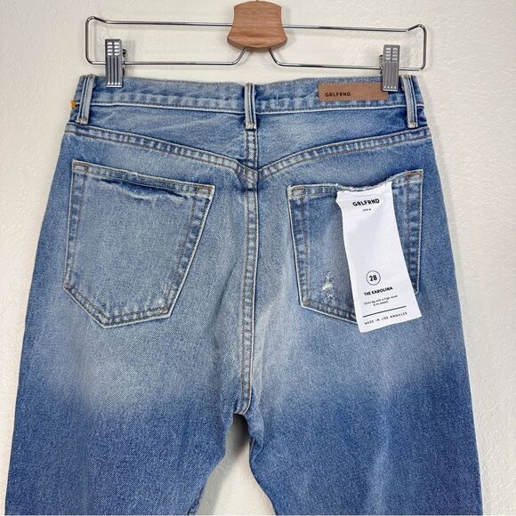 GRLFND Karolina Lace-Up Detail Jeans Size 28 - Picture 8 of 9